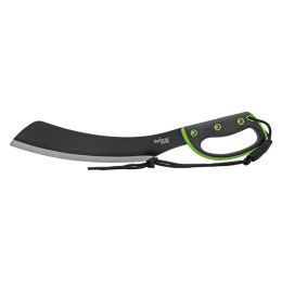 20.25" Tactical Master Bush Full Tang Machete with Reaper Curved Blade - Green