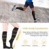 Unisex Compression Socks 15-20 mmHg Graduated Support Sports Fitness Socks