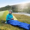 Outdoor Camping Sleeping Bag Thickened Adult Hollow Cotton Winter Sleeping Bag