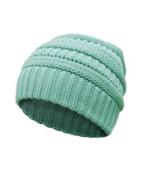 Beanie for Women and Men - Warm&Soft Winter Acrylic Patterned Knit Skull Cap (Set: Set of 1, Color: Aqua WB)